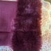 Coaco New York womens burgundy coat faux fur lined trim size S.
