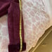 Coaco New York womens burgundy coat faux fur lined trim size S.