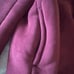 Coaco New York womens burgundy coat faux fur lined trim size S.