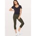 LULULEMON ATHLETICA Wunder Under Crop (Hi-Rise)'Full On Luxtreme 21' in Dark Oli