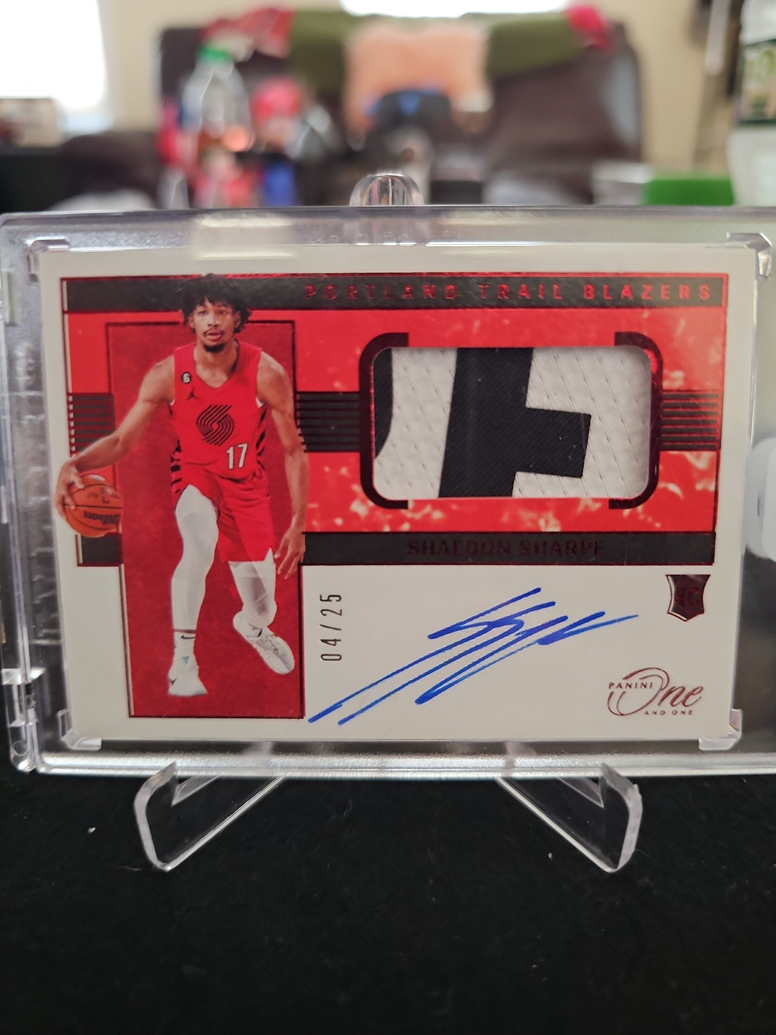 On card RJA shaedon sharpe /25