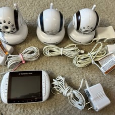 Motorola MBP36 Baby Monitor Parent Unit + 3 Cameras - Battery Issue Please Read
