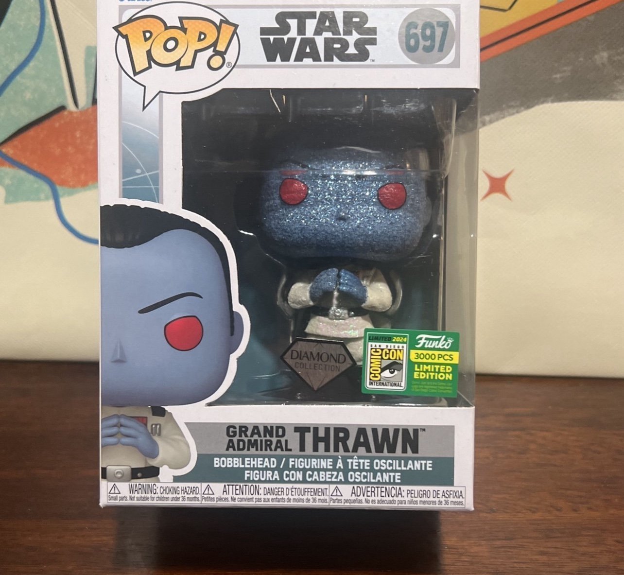 SDCC 2024 Comic-Con sticker Grand Admiral THRAWN DIOMAND limited 3000 pcs