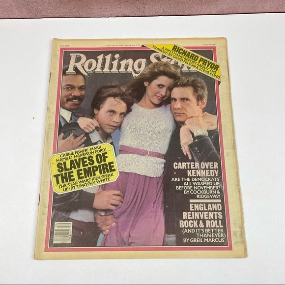 Vintage Rolling Stone Magazine Star Wars Harrison Ford July 24, 1980