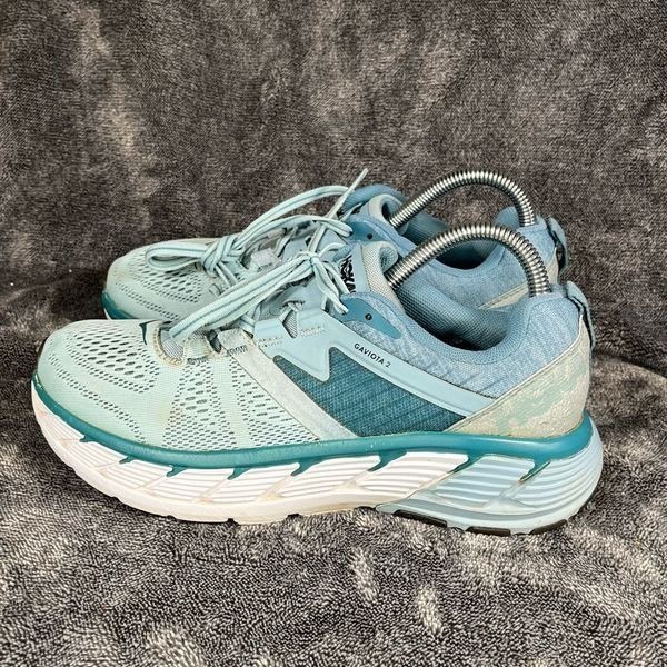 Hoka One One Gaviota 2 Athletic Running Shoe Blue/Spearmint Women’s US 8.5