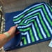 Gymboree vintage chomp, chomp alligator blanket brand new