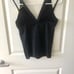 V-neck backless jersey sleeveless strap
