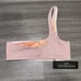 Light Pink sparkle swimsuit set with belt bag