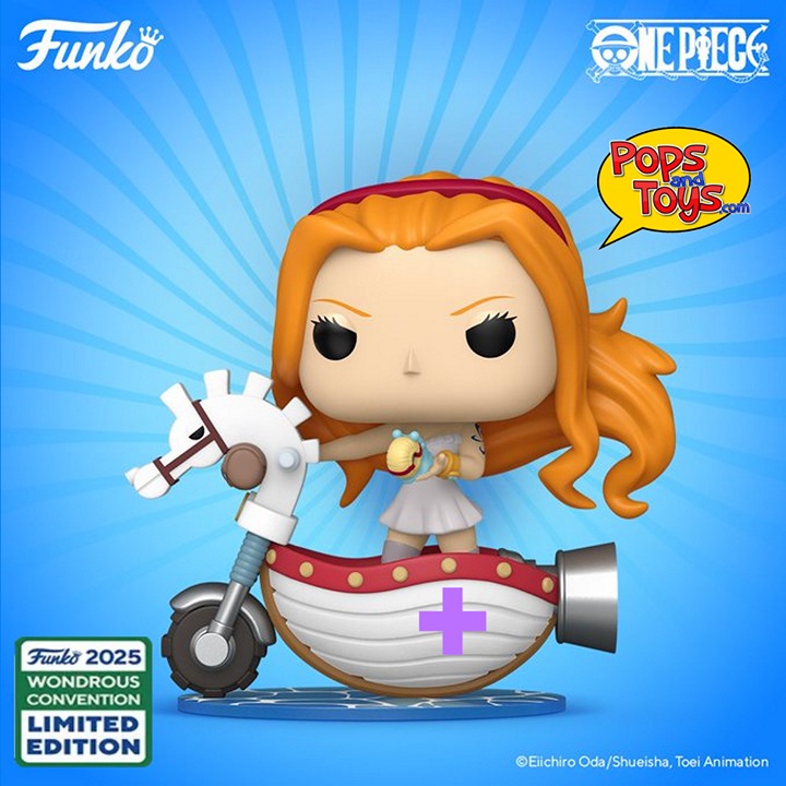 NAMI WHITE HOBBY HORSE ONE PIECE 2025 WONDERCON WONDROUS CONVENTION FUNKO POP!