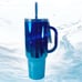 Rare DUNKIN Stainless Steel Tumbler 40 oz Metallic Blue 2025