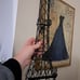 25 Black Metal Eiffel Tower Wall Hanging Decor Art Sculpture Paris France