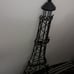 25 Black Metal Eiffel Tower Wall Hanging Decor Art Sculpture Paris France