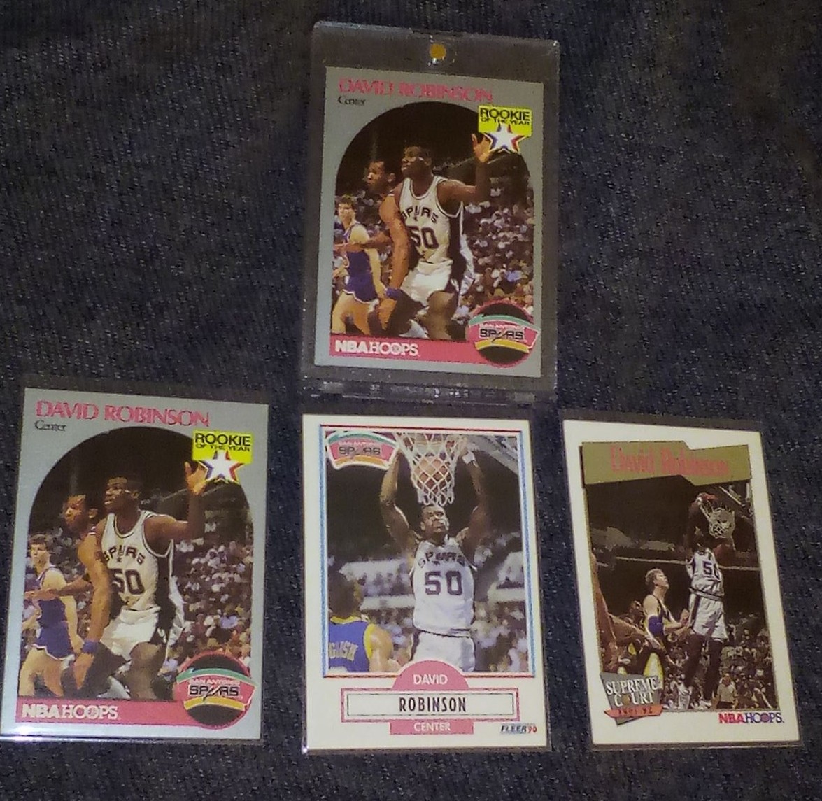 David Robinson rookie cards nm condition