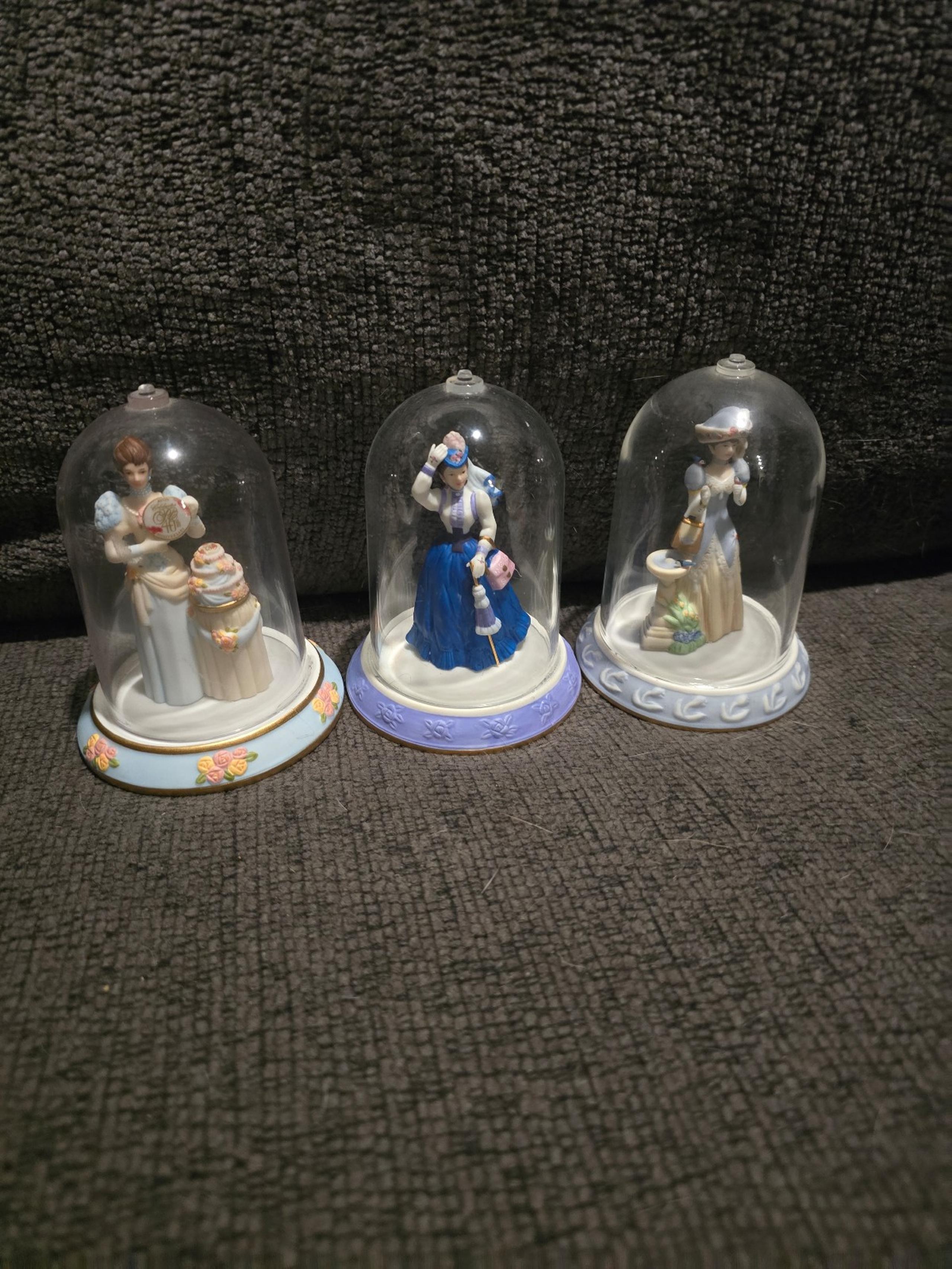 Vintage Avon Collectibles Mrs P.F.E. Albee 1996, 1998, 2007 Lady Figurines