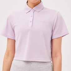 Outdoor Voices Birdie Cropped Polo Morning Glory Size 3X