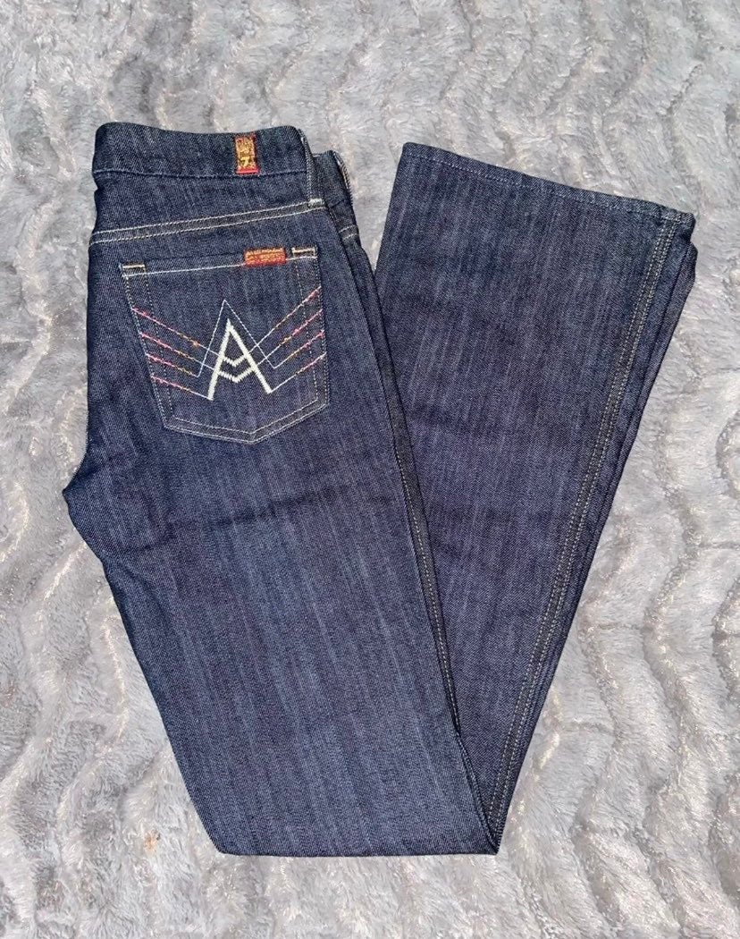 NWOT 7 For All Mankind BLING Denim Jeans Size 28