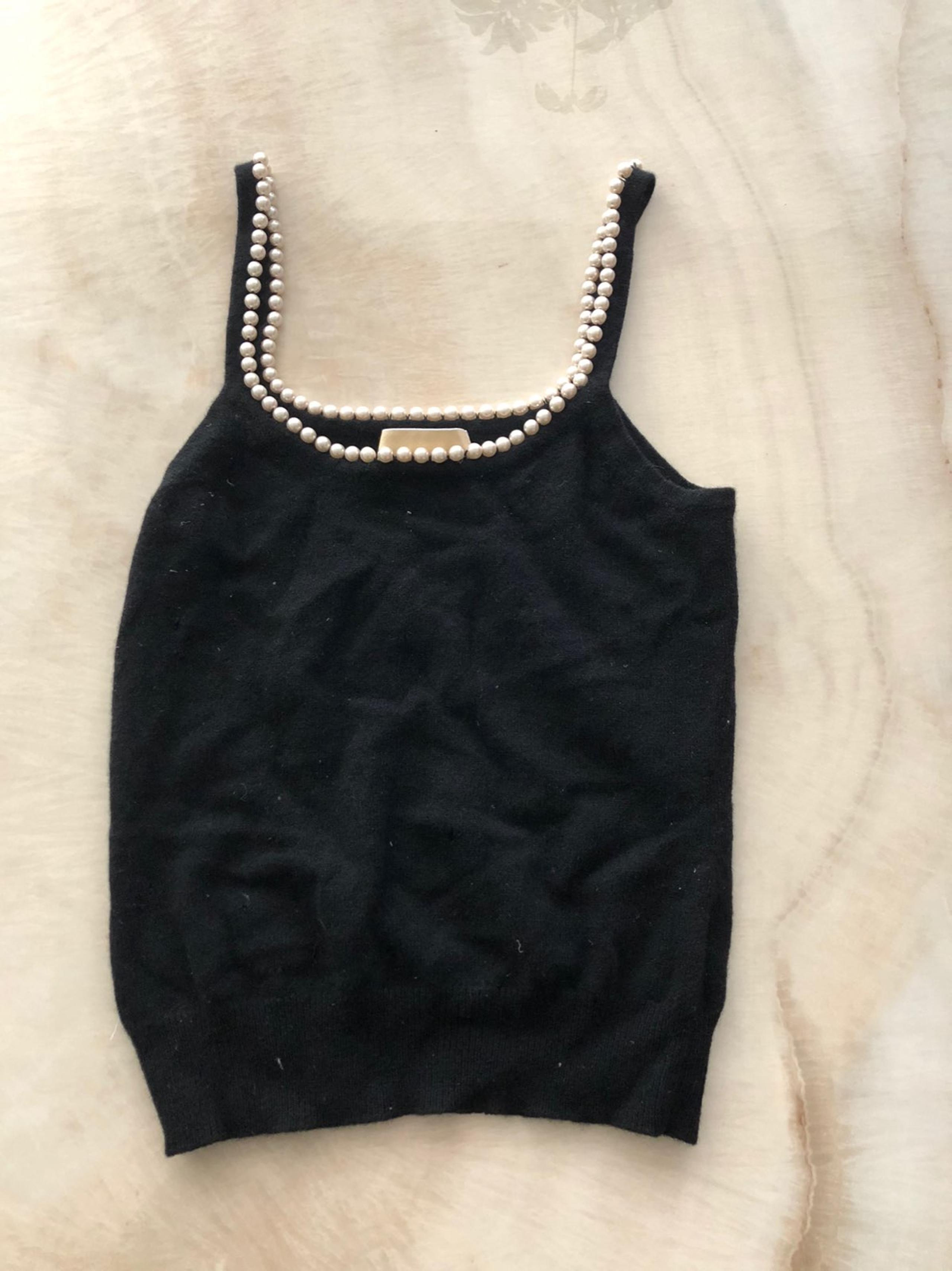 Michael Kors Sleeveless Black Sweater