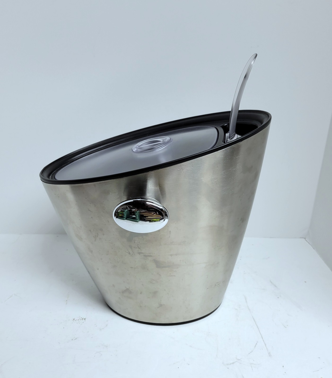 Michael graves modernist 1990s chrome ice bucket Vintage