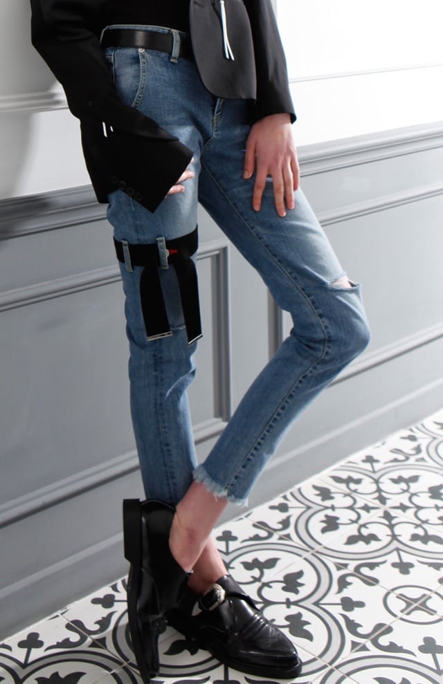 Worn 2X LeBlanc Sid Vicious Jeans - M