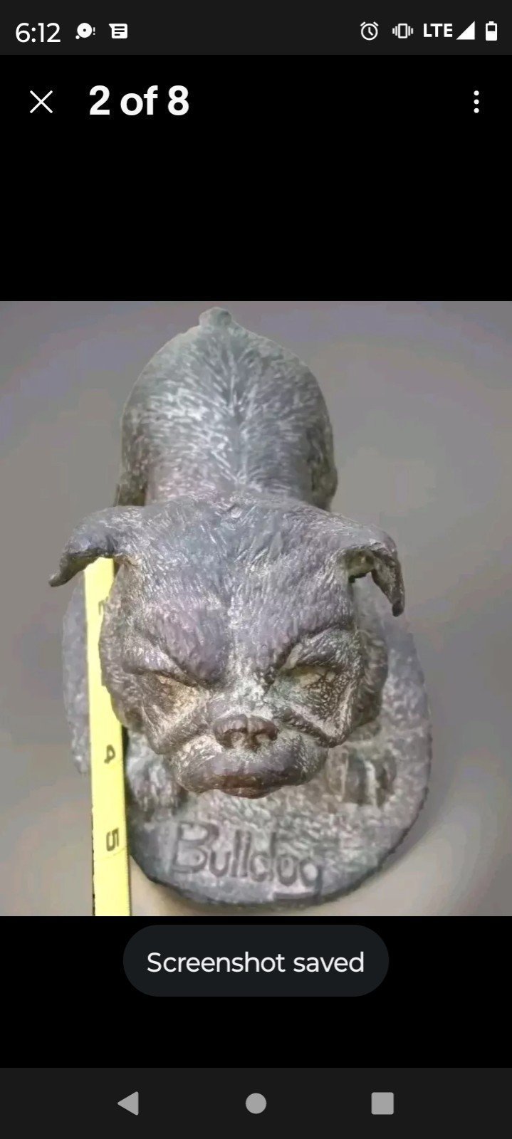 Bronze Maitland Smith Bulldog Statue