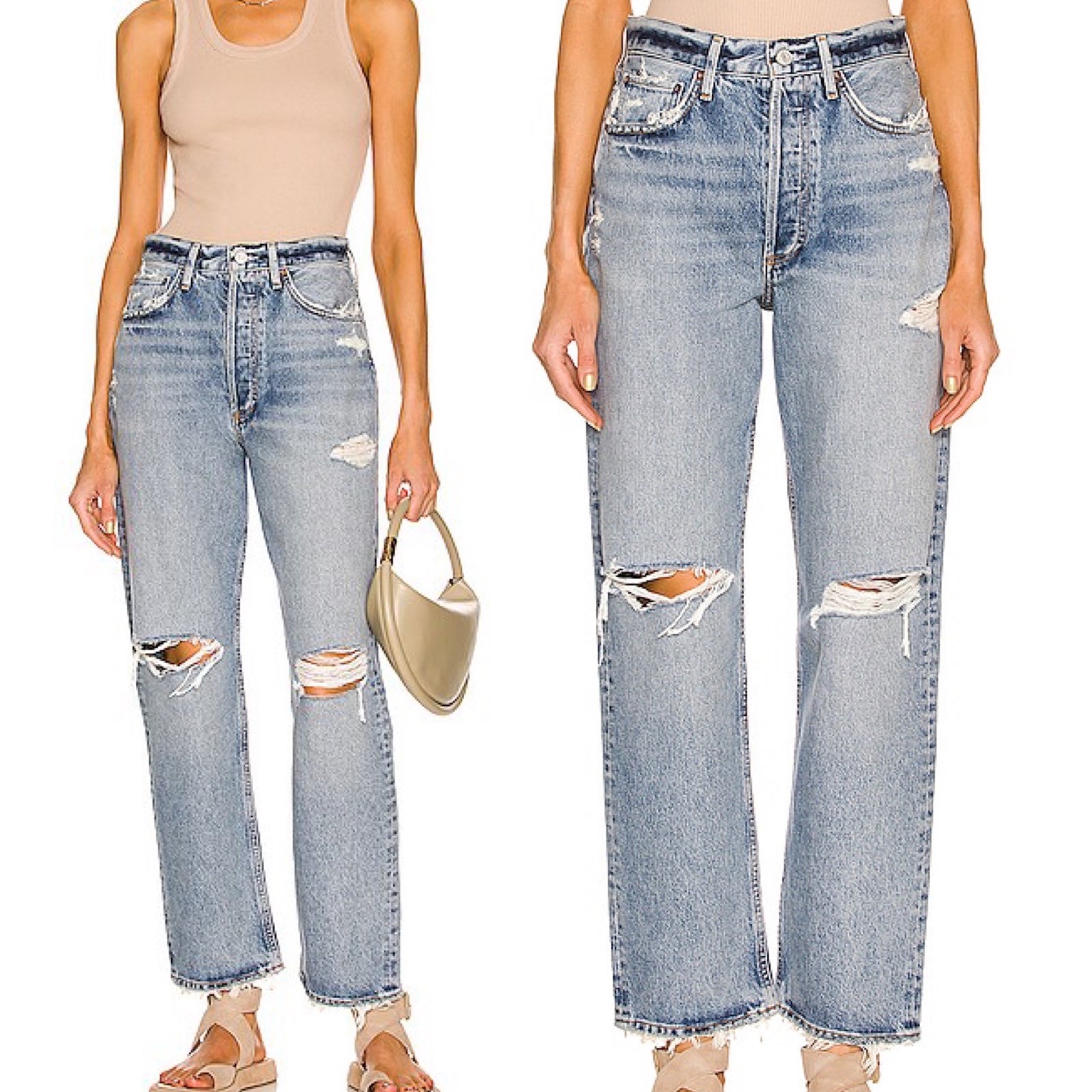 Agolde 90s High Rise Straight Leg Jeans A069D 1206 Isolate 32