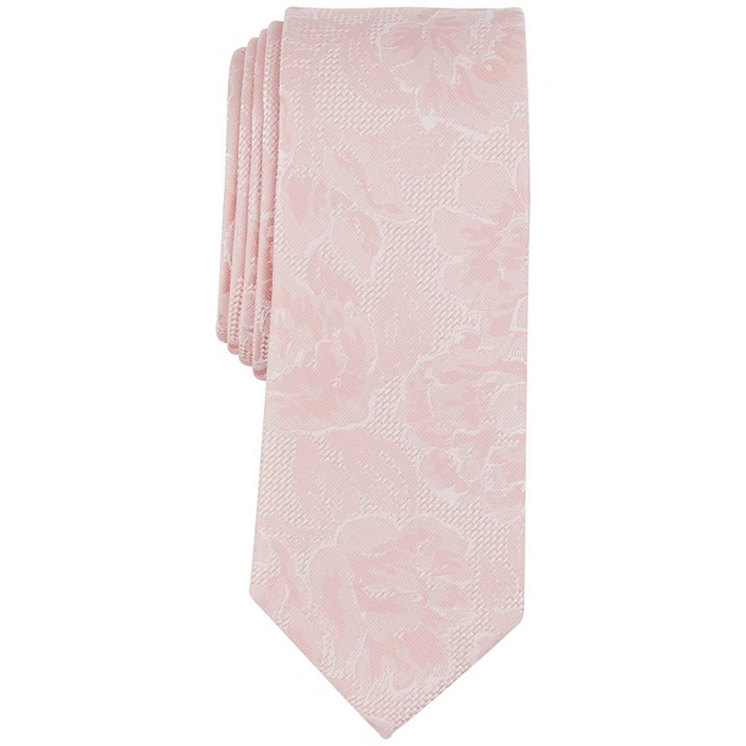 Bar III Men's Haida Floral Tie OS Powder Pink B4HP