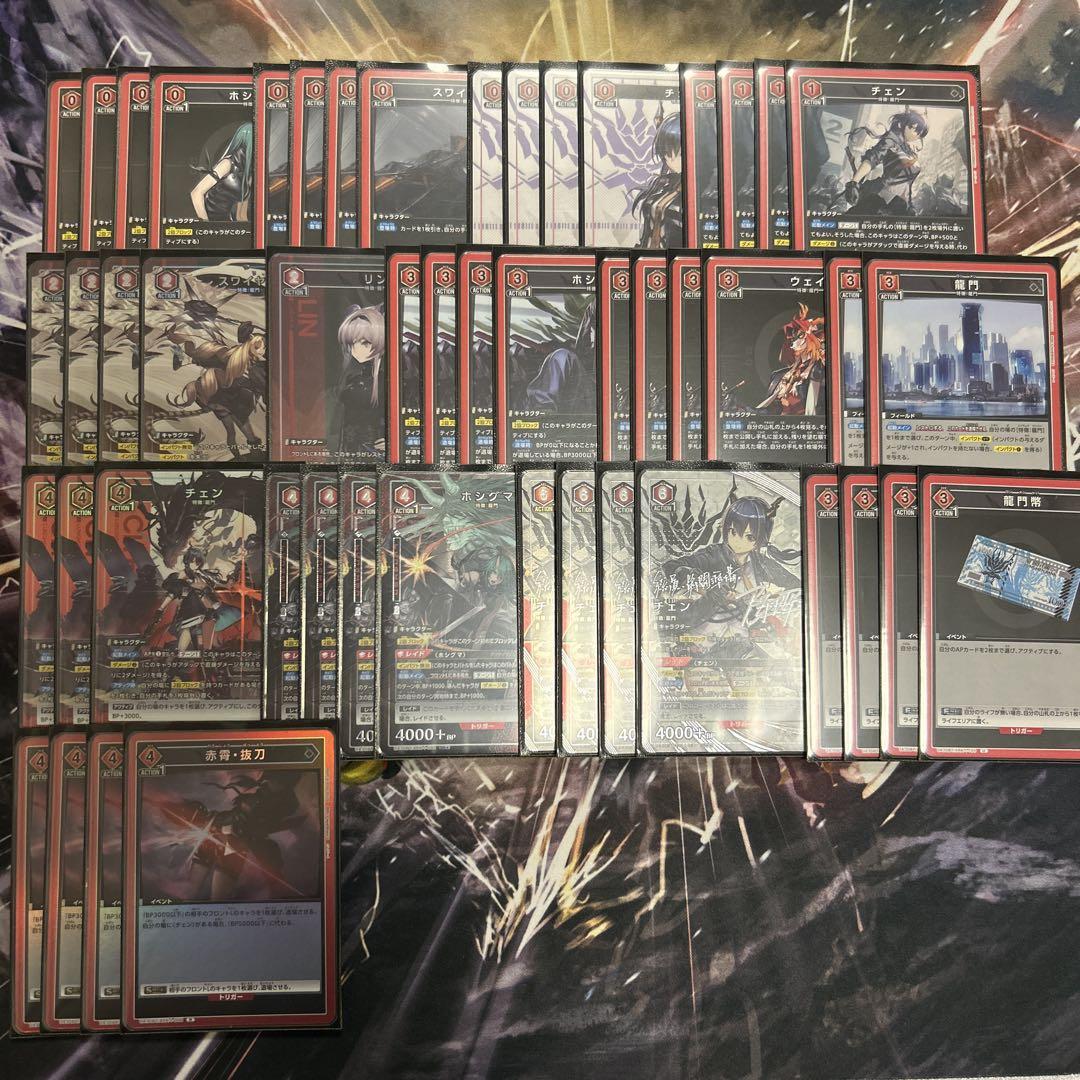 Red Dragon Gate Deck Full Para Arknights Chen Hoshiguma