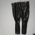 NWT Abercrombie & Fitch The Skinny Ultra High-Rise Faux Leather Pants Black 36