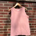 Sahalie Baby Pink Sleeveless Tank Top Cotton Shirt Top