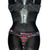 Scallop lingerie Set Lip Print Bra And Panties