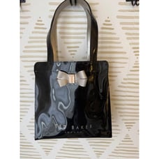 Ted Baker Black PVC Bow Tote Bag