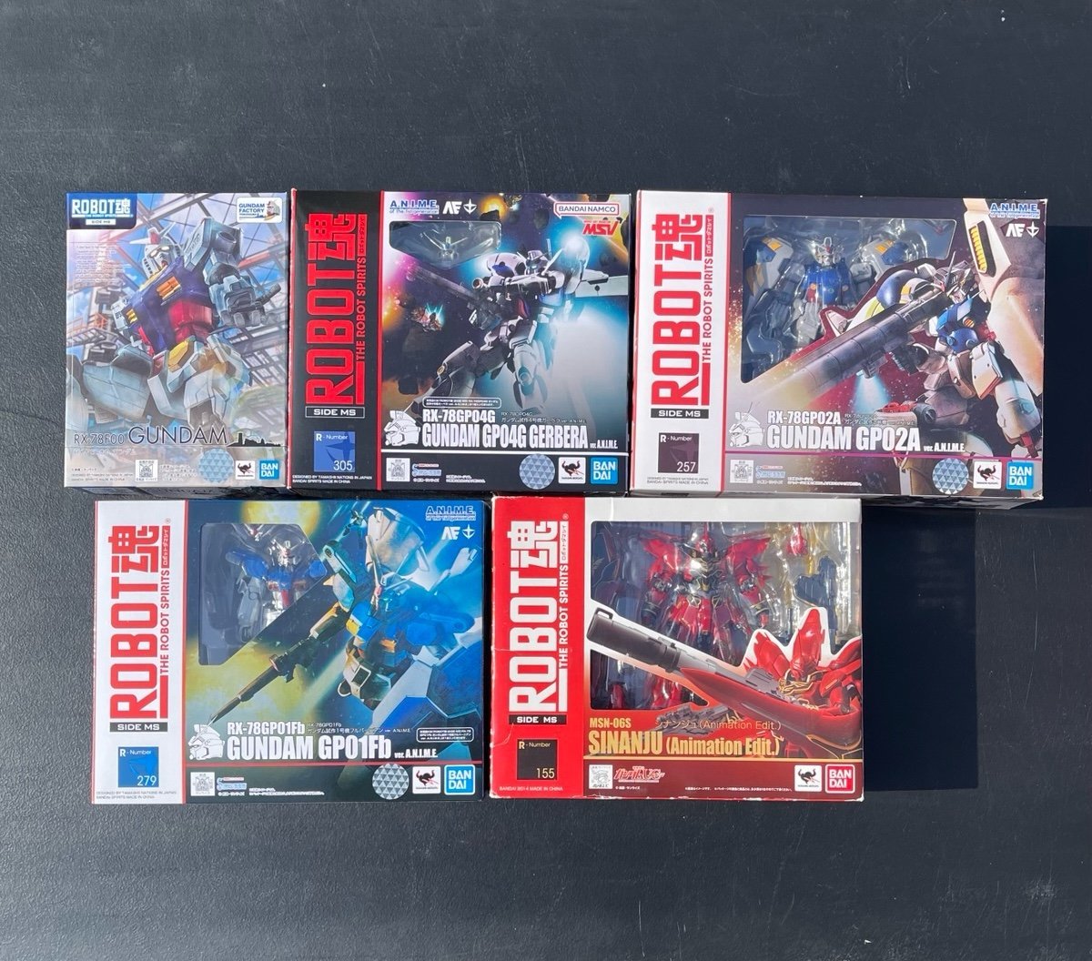 Bandai Gundam Robot Spirits Lot