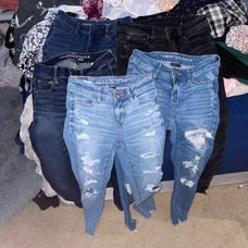 5 pairs American eagle jeans