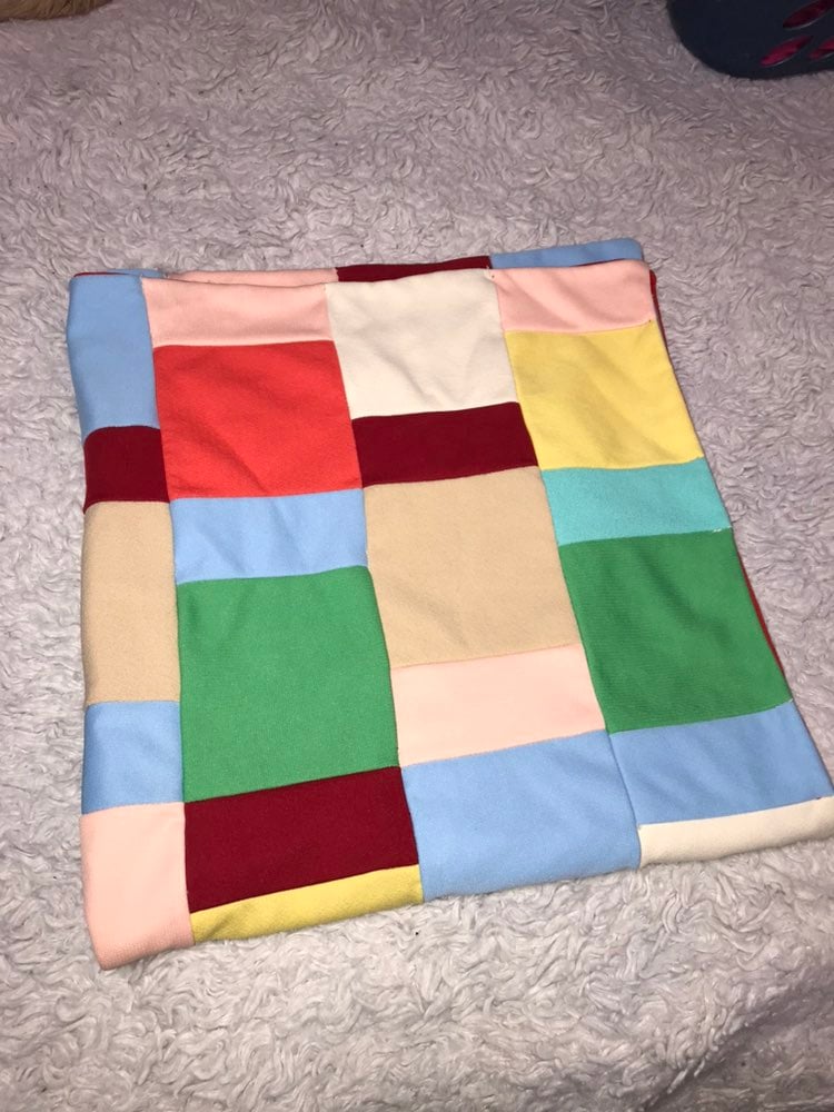 Funky Vintage Patchwork Throw Blanket