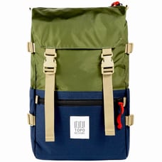 Topo Designs Rover Pack Backpack Olive/Navy Commuter Daypack Accessory Bag