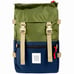 Topo Designs Rover Pack Backpack Olive/Navy Commuter Daypack Accessory Bag