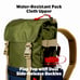 Topo Designs Rover Pack Backpack Olive/Navy Commuter Daypack Accessory Bag
