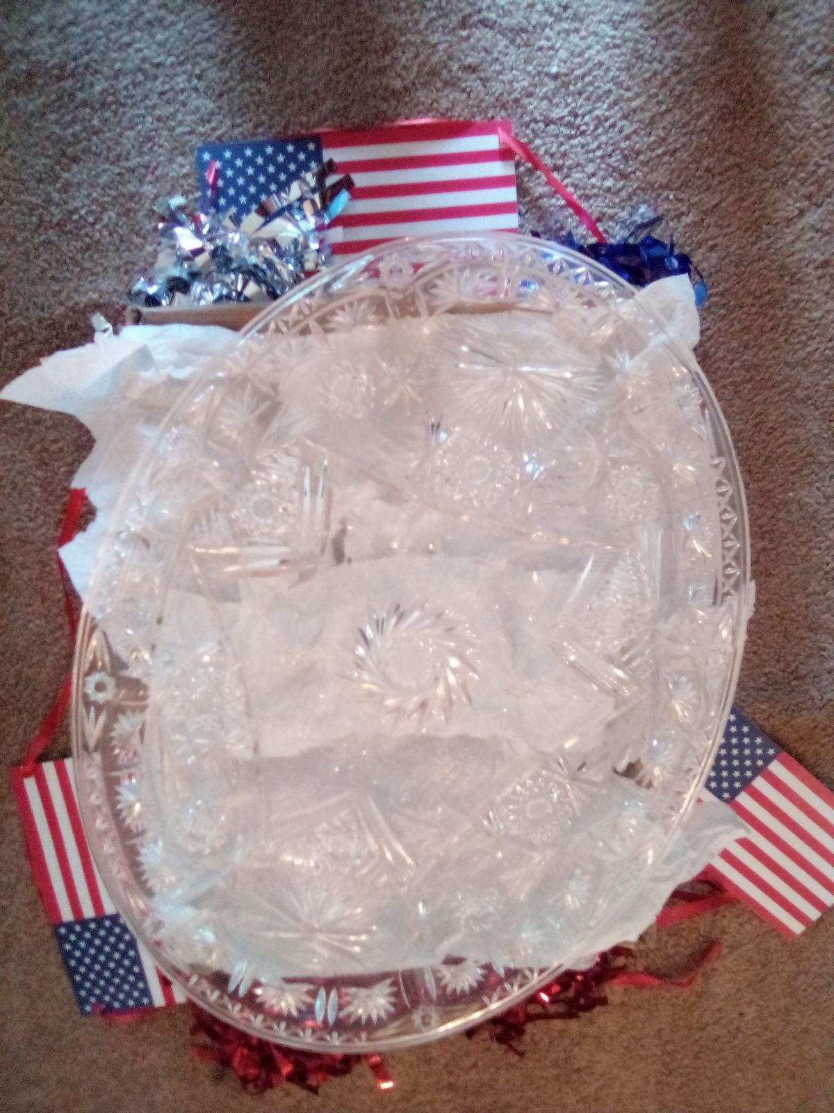 Large Platter, Cookie Plate display