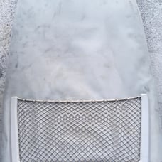 03-08 BMW Z4 E85 E86 FRONT LEFT LH DRIVER SIDE SEAT BACK COVER BEIGE OEM 611767