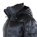 S13 Insulated Down Filled Belted Black Hooded Parka Coat M Puffer Jacket NYC