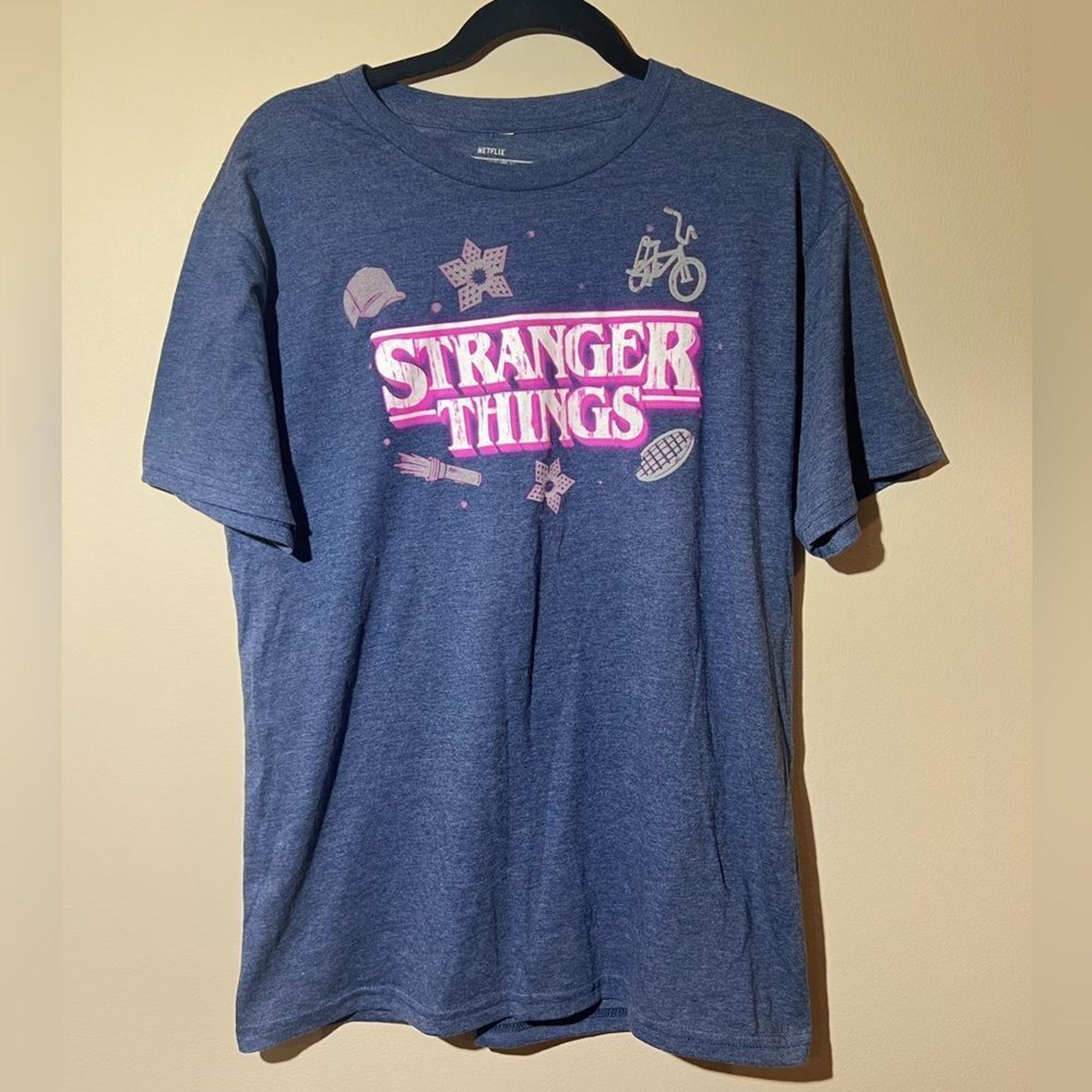 Netflix Stranger Things short sleeve graphic T-shirt women's M casual summer