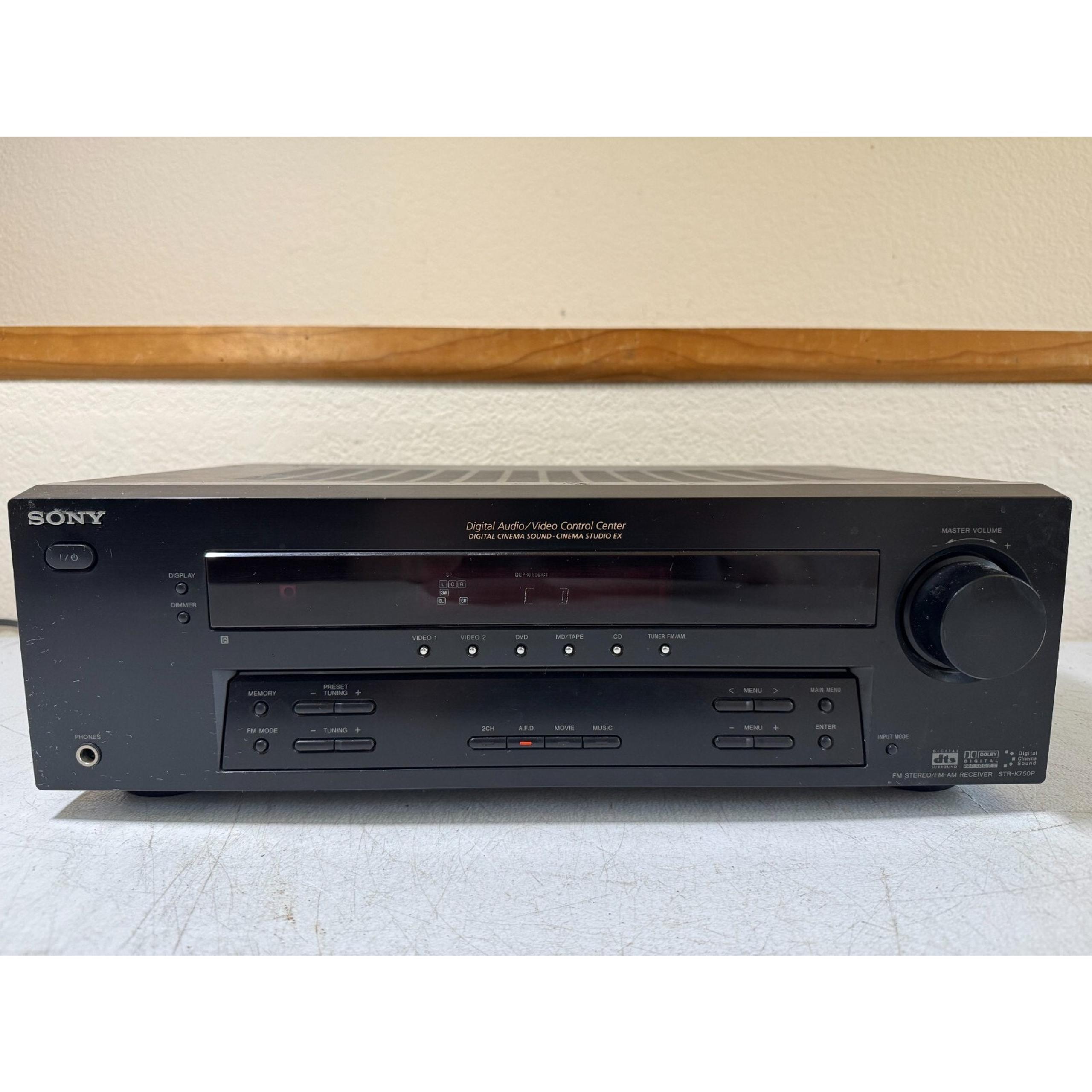 Sony STR-K750P Receiver HiFi Stereo 5.1 Channel Home Theater Radio Vintage Audio