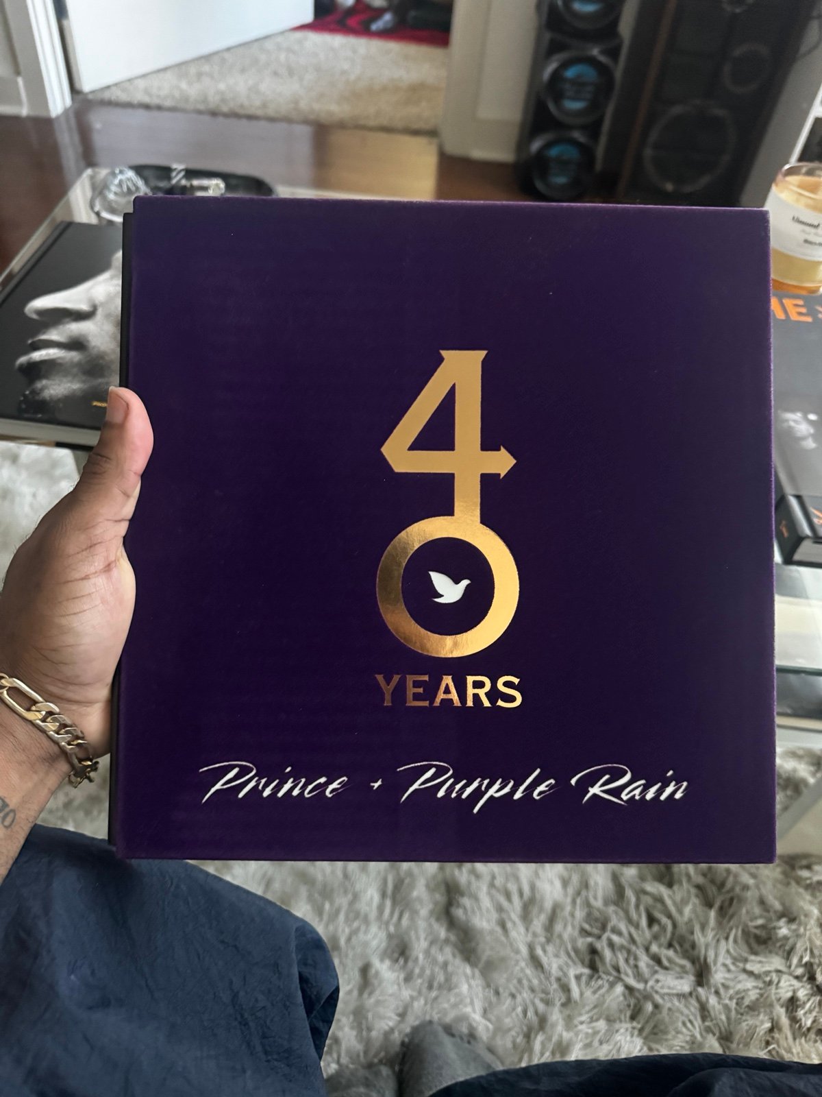 Prince Purple Rain Coffee Table Book