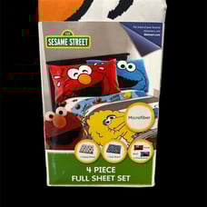 Sesame Street 4p Full Sheet Set New!