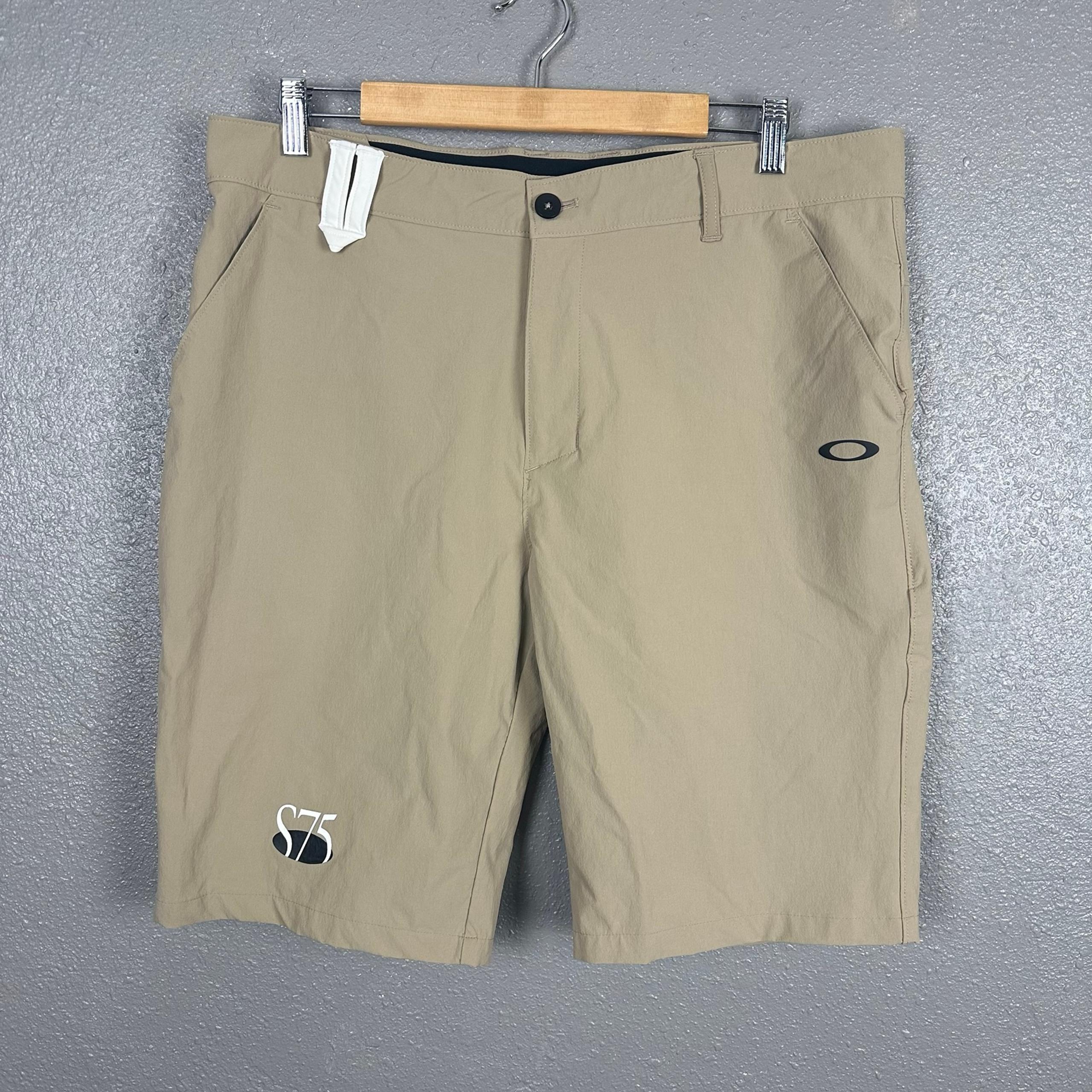 Oakley Jeff Staple Take S75 Pro Shorts In Gold Sand Men 36 Performance Athletic