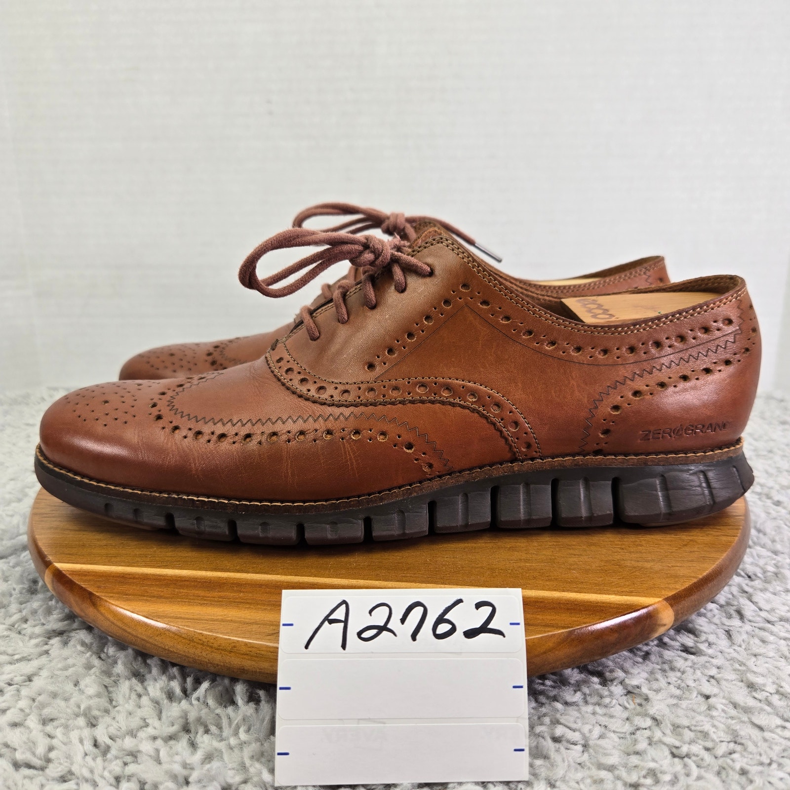 Cole Haan ZeroGrand British Tan Casual Daily Wingtip Brogue Oxford Mens 11.5 M