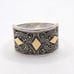 925/18K Gold Accented Traditional Balinese Band Ring