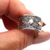 925/18K Gold Accented Traditional Balinese Band Ring
