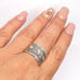 925/18K Gold Accented Traditional Balinese Band Ring