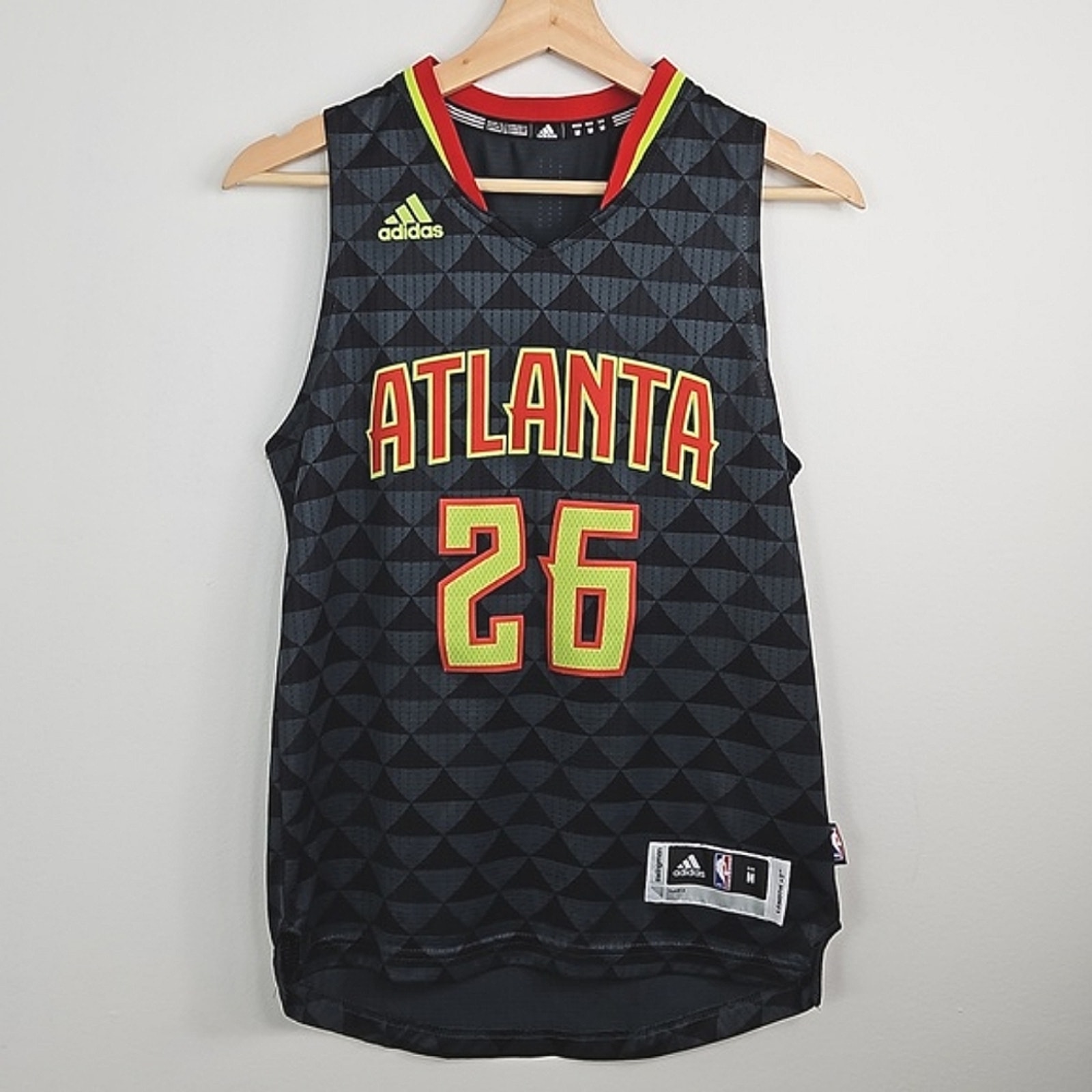 Adidas NBA Atlanta Hawks Kyle Korver 26 Swingman Basketball Jersey | Youth M